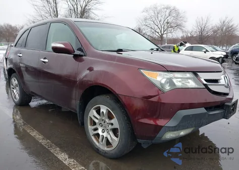 2009 Acura Mdx из США, поврежденный, VIN 2HNYD28269H513135